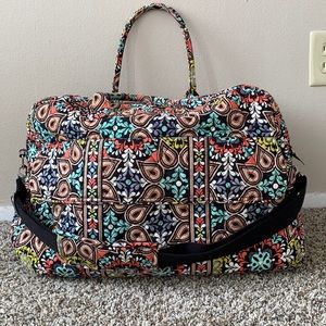 Large Vera Bradley Weekender in Sierra pattern